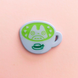 ♥B GRADE♥ Spirit Matcha Latte Dyed Metal Pin