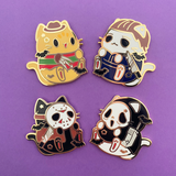 Slasher Kitties Enamel Pins