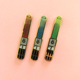 Glitter Churro Enamel Pins