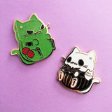 ♥B GRADE♥ Nightmare Kitties Enamel Pin
