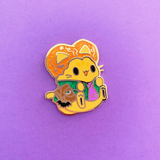 Limited Edition Scary Sister Kitties Enamel Pins