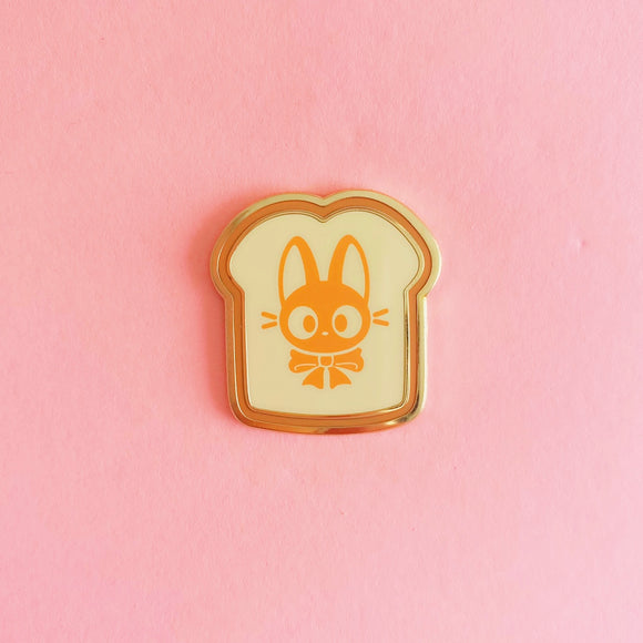 Kitty Toast Enamel Pin