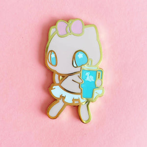 Mint Water Bottle Enamel Pin