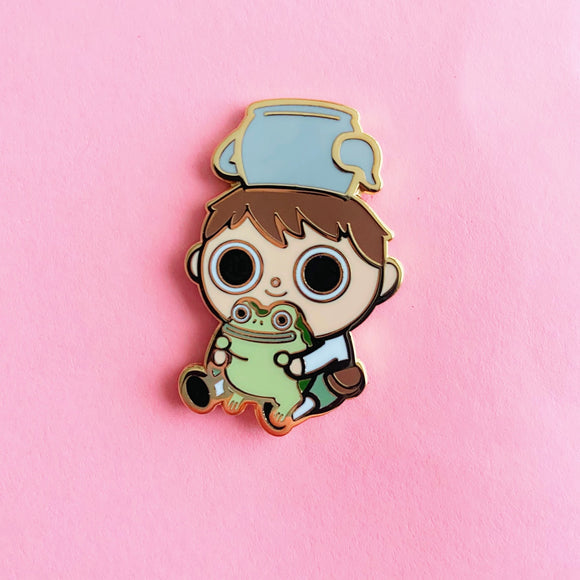 Frog Boy Enamel Pin