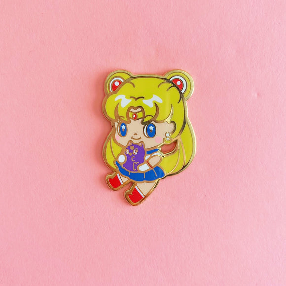 Moon Girl Enamel Pin