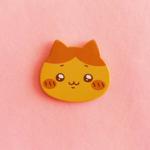 Cat Bread Enamel Pin