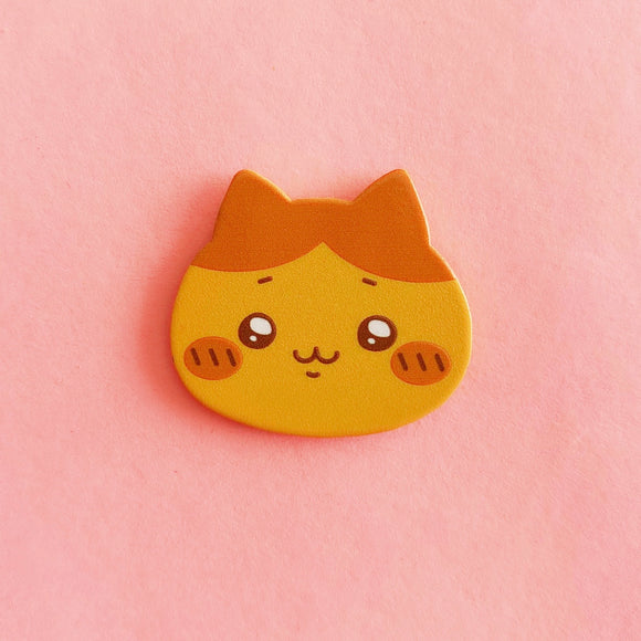Cat Bread Enamel Pin