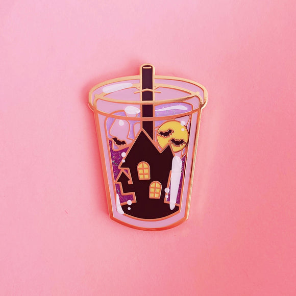 Haunted Drink Enamel Pin