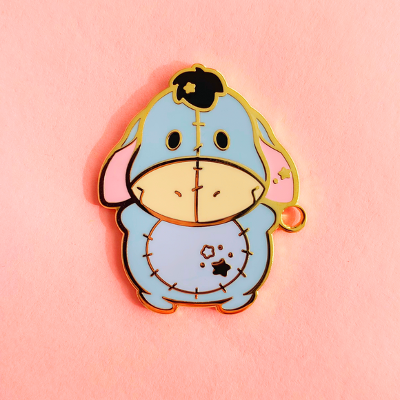 Donkey Balloon Buddy Enamel Pin