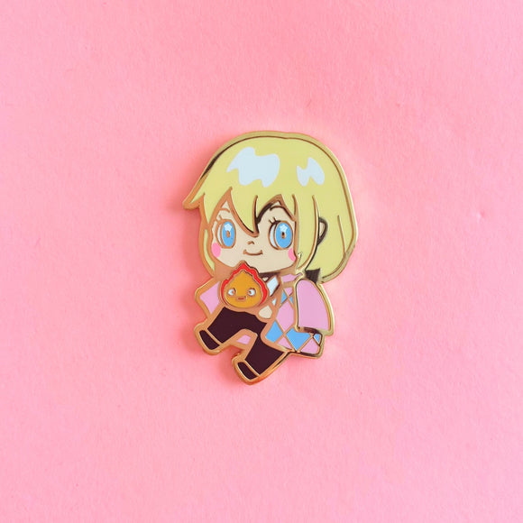 Blonde Hair Enamel Pin