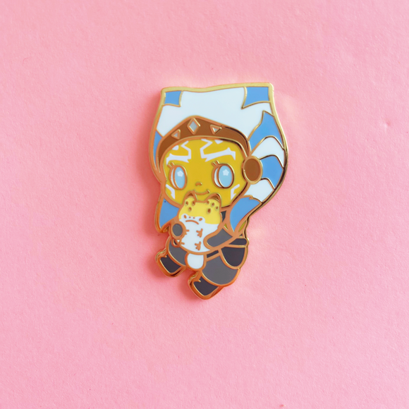 Orange Enamel Pin