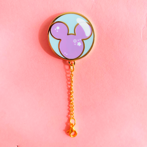Lavender Balloon Balloon Buddy Enamel Pin