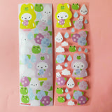 Rainy Day Bunny Sticker Sheet