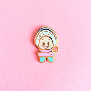 Curious Balloon Buddy Enamel Pin