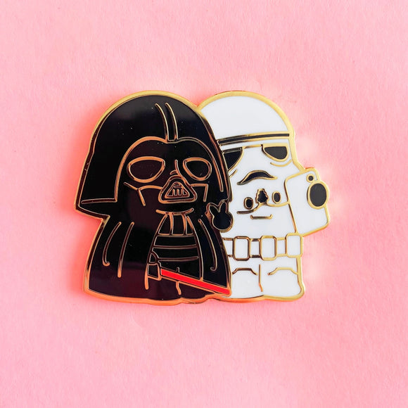 Star Selfie Enamel Pin