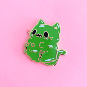 Slime Kitty Enamel Pin