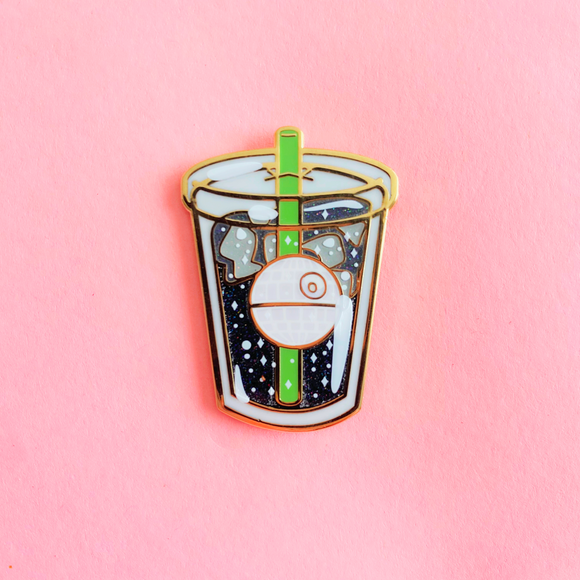 Laser Drink Enamel Pin