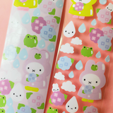 Rainy Day Bunny Sticker Sheet
