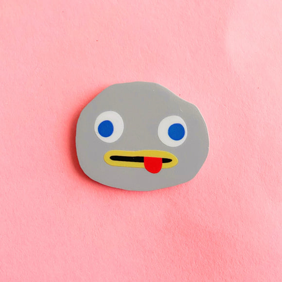 Rock Enamel Pin