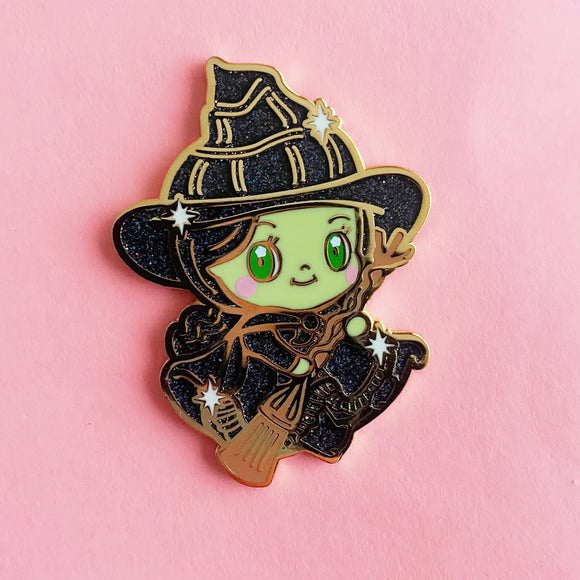 LIMITED EDITION Green Witch Enamel Pin