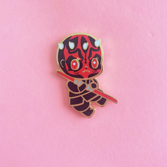 Double Blade Enamel Pin