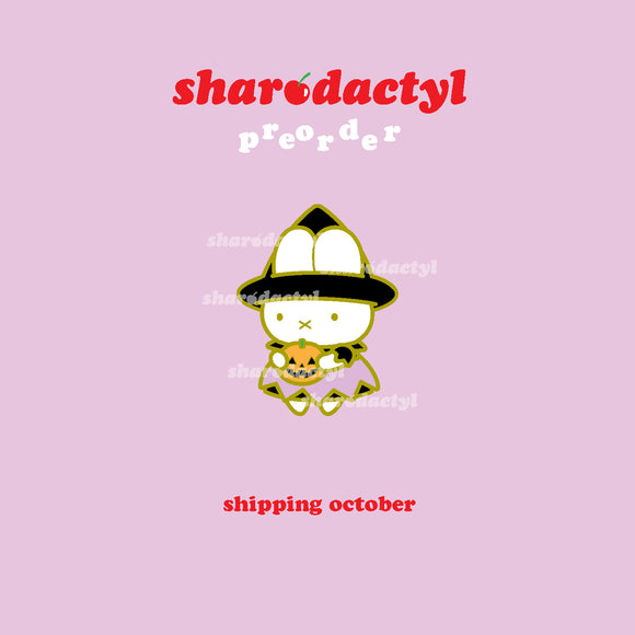 ★Preorder★ Bunny Witch Halloween Enamel Pin SHIPS OCTOBER
