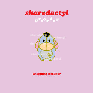 ★Preorder★ Donkey Balloon Buddy Enamel Pin SHIPS OCTOBER