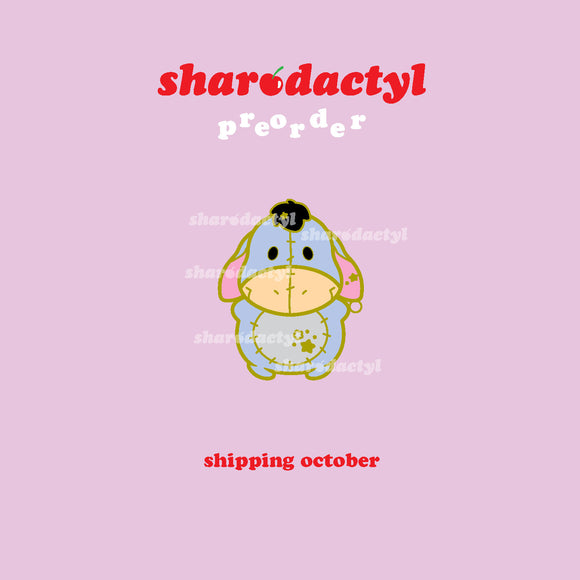 ★Preorder★ Donkey Balloon Buddy Enamel Pin SHIPS OCTOBER