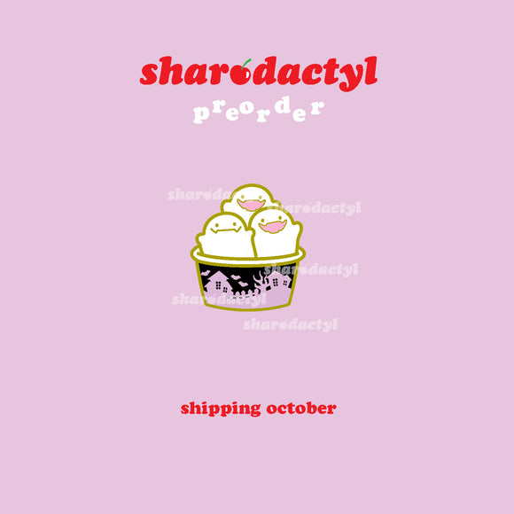 ★Preorder★ Bucket Of Mischievous Ghosts Enamel Pin SHIPS OCTOBER