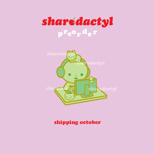 ★Preorder★ Green Computer Enamel Pin SHIPS OCTOBER