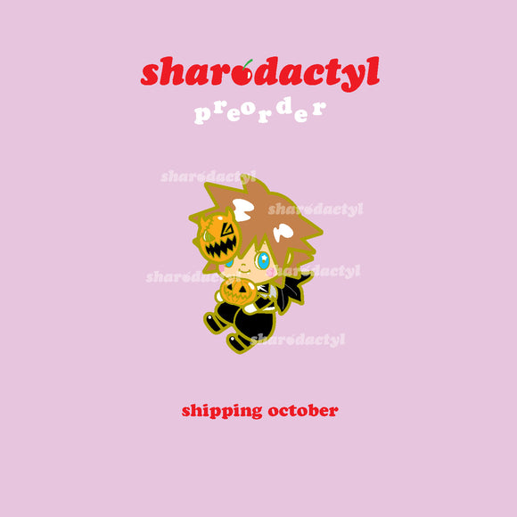 ★Preorder★ Halloween Heart Boy Enamel Pin SHIPS OCTOBER