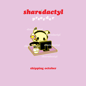 ★Preorder★ Halloween Computer Enamel Pin SHIPS OCTOBER
