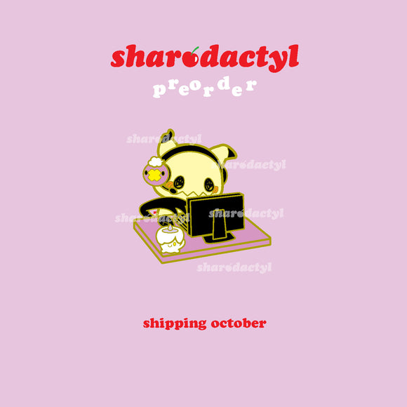 ★Preorder★ Halloween Computer Enamel Pin SHIPS OCTOBER