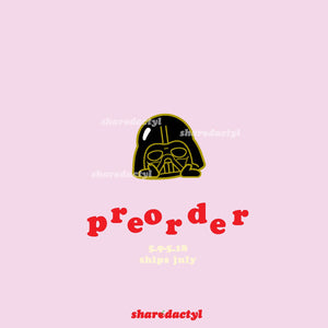 ★Preorder★ Dad Face Enamel Pin SHIPPING JULY