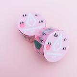 Pink Puff Overlapping Washi Tape