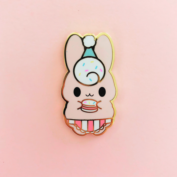 ♥B GRADE♥ Honey & Butter x Sharodactyl Art Birthday Bunny Enamel Pin