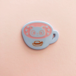 ♥B GRADE♥ Sakura Latte Dyed Metal Pin
