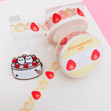 Strawberry Whipped Cream Washi Tape