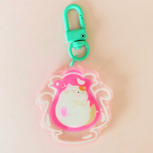 ♥B GRADE♥  Jello Kitty Mini Keychain