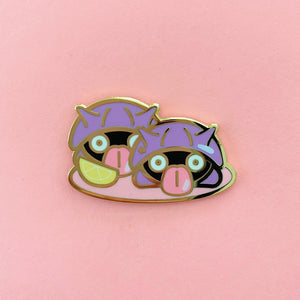 ♥B GRADE PIN♥ Shell Plate Enamel Pin