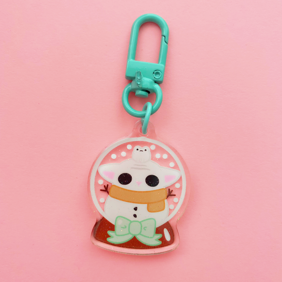 Baby Snowglobe Mini Keychain