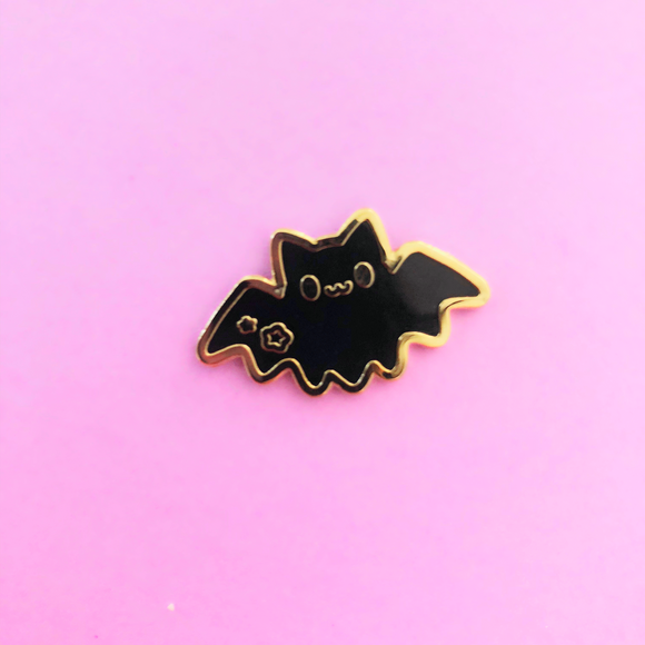 Baby Black Bat Enamel Pin
