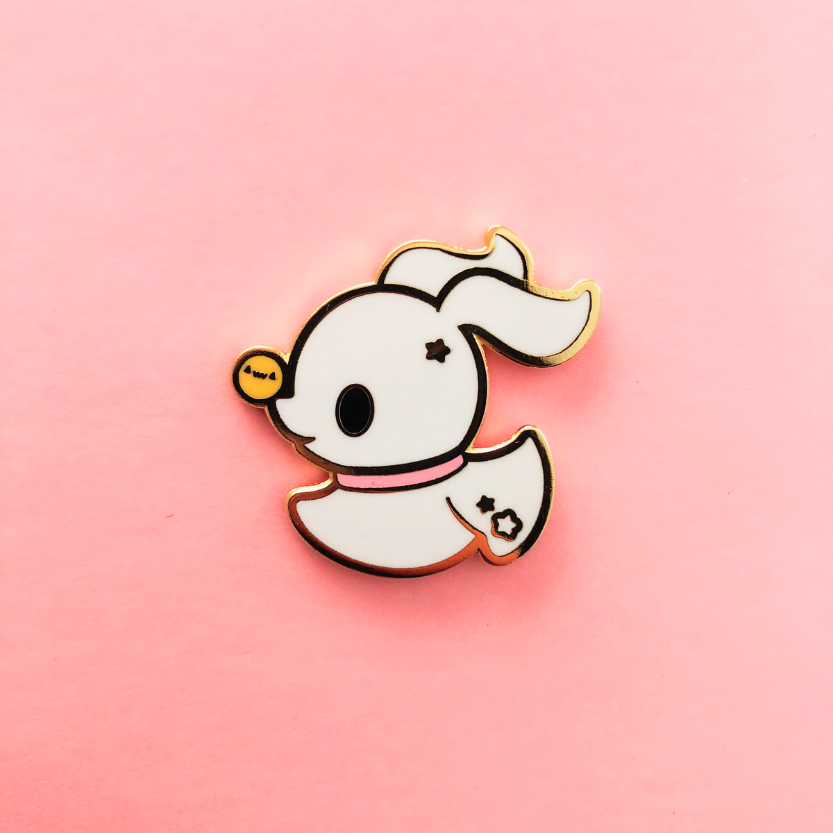 ♥B GRADE♥ Ghost Puppy Enamel Pin – Sharodactylart